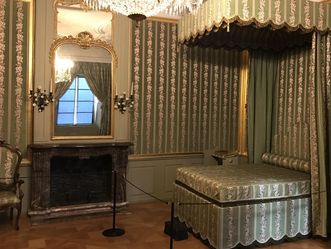 Das Schlafzimmer der Kurfürstin im Schloss Schwetzingen