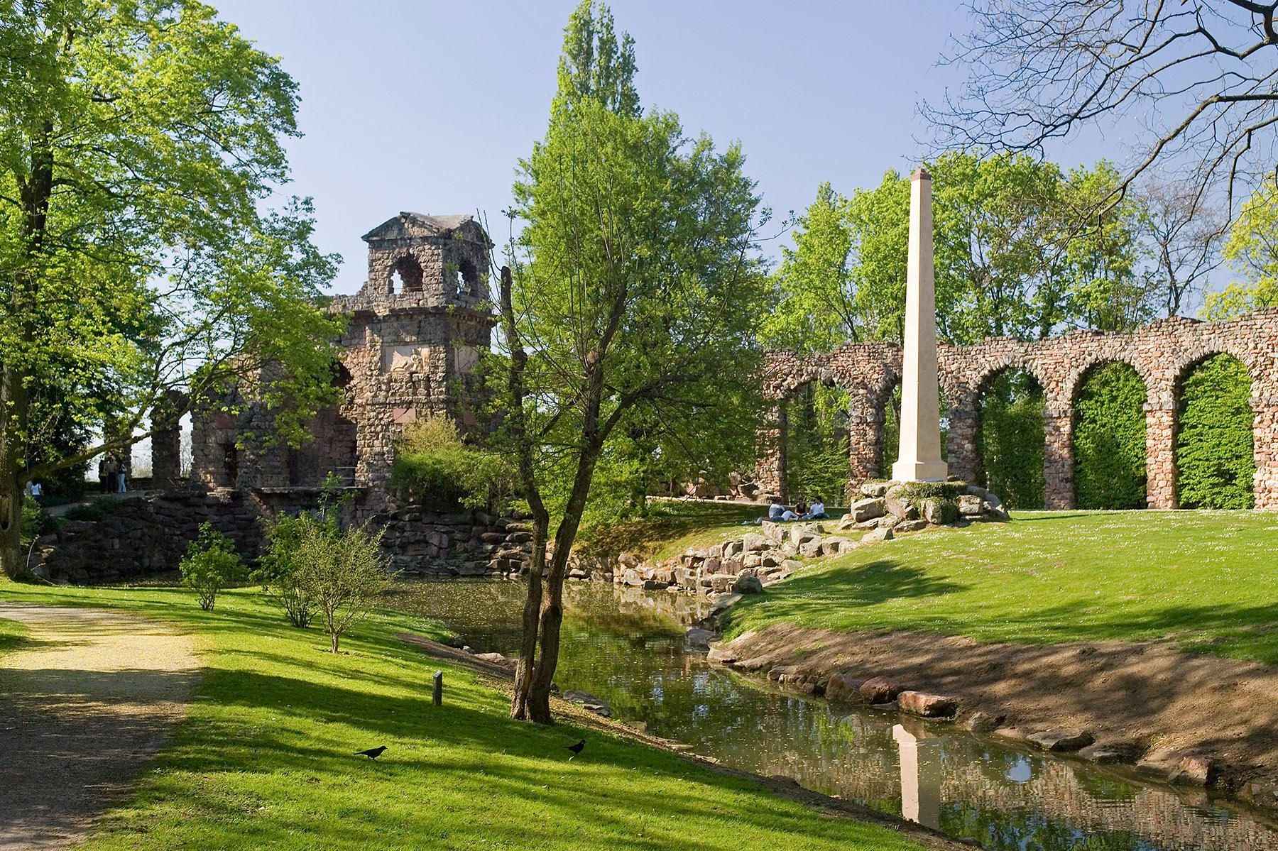 Schloss und Schlossgarten Schwetzingen, Römische Wasserleitung