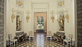 Schwetzingen Palace, the Oval Room in the Bath House