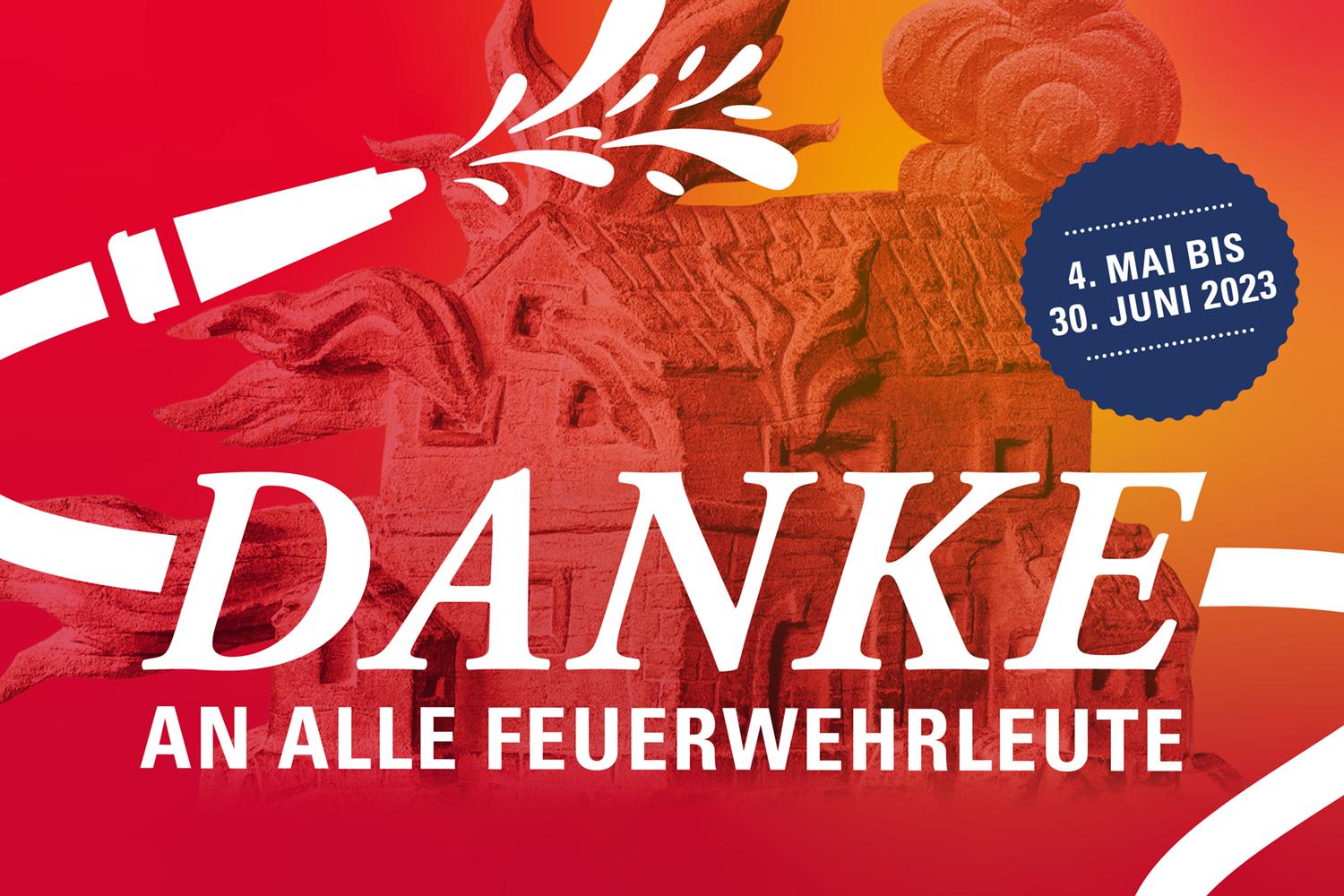 Motiv der Staatlichen Schlösser und Gärten Baden-Württemberg zur Aktion für Feierwehrleute