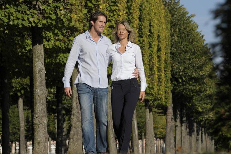 Besucher im Schlossgarten von Schloss Schwetzingen