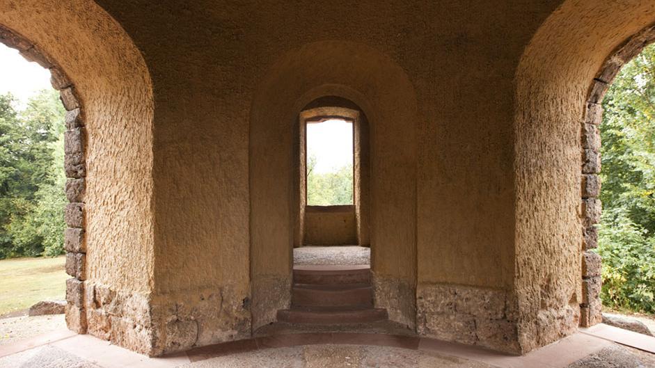 Erdgeschoss des Merkurtempels im Schwetzinger Schlossgarten