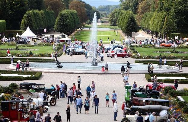 Schloss und Schlossgarten Schwetzingen; Oldtimer Classic-Gala 