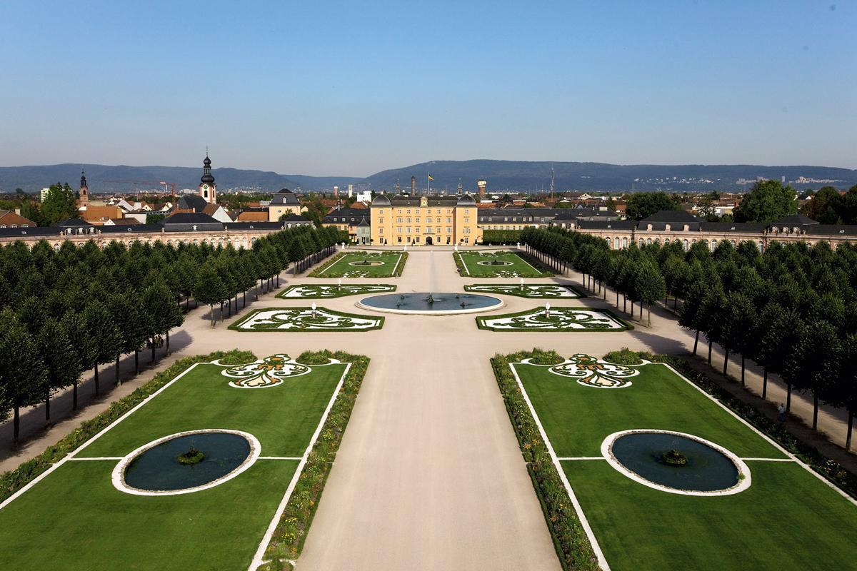 Château et Parc de Schwetzingen, côté jardin