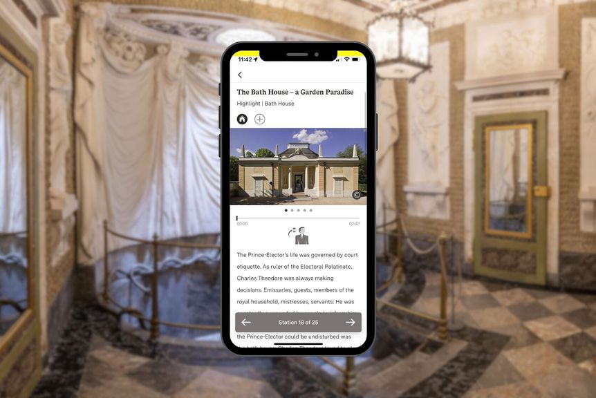 Schwetzingen Palace Gardens, adventure tour highlight station
