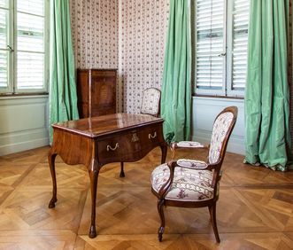 Schloss und Schlossgarten Schwetzingen, Arbeitszimmer Carl Theodor im Gartenpavillon