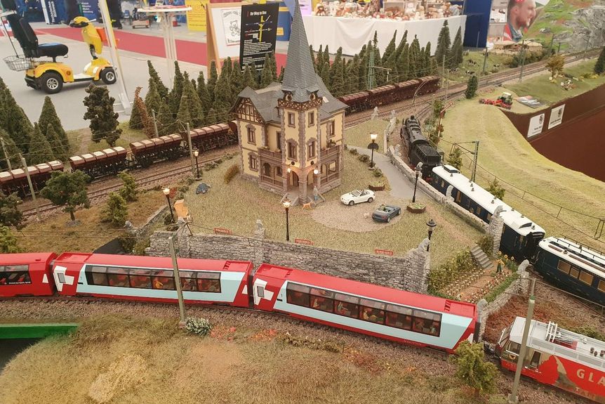 Schloss und Schlossgarten Schwetzingen, Event, Modelleisenbahnausstellung