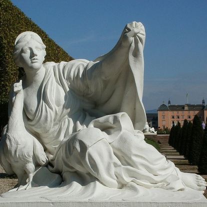 Schloss und Schlossgarten Schwetzingen, Garten, Statue der Juno
