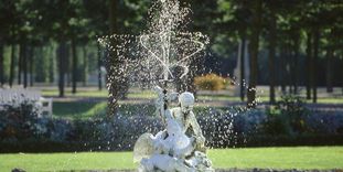 Brunnen im Schlossgarten von Schloss Schwetzingen