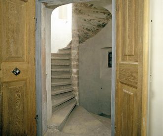 Wendeltreppe im Schloss Schwetzingen