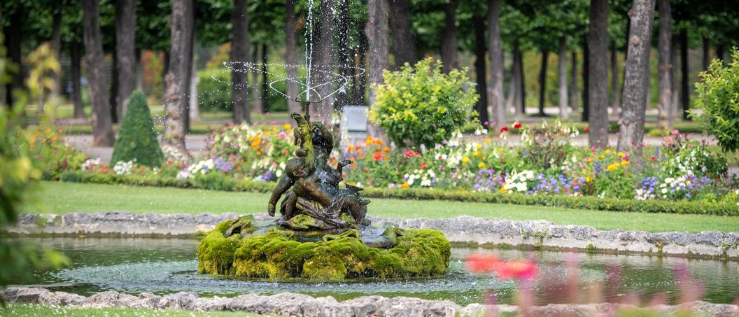 Schloss und Schlossgarten Schwetzingen, Brunnen im Schlossgarten