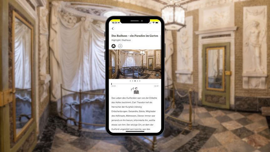 Schloss und Schlossgarten Schwetzingen, Beispiel einer Highlight Station