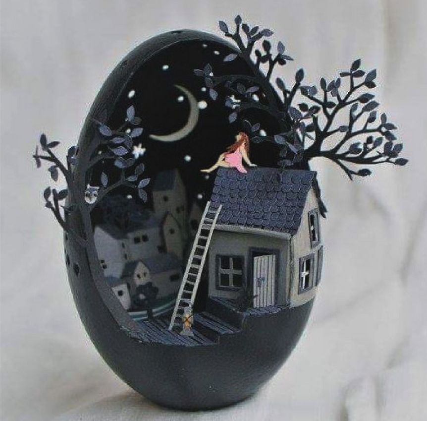 Schloss und Schlossgarten Schwetzingen, Event, Ostereiermarkt, Eierskulptur