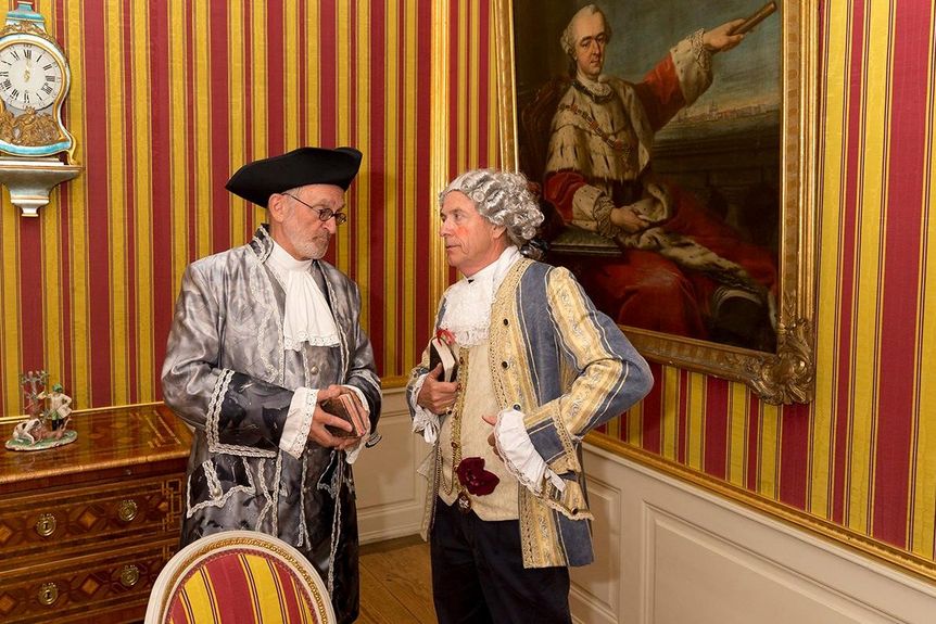 Schloss und Schlossgarten Schwetzingen, innen, Konferenzzimmer