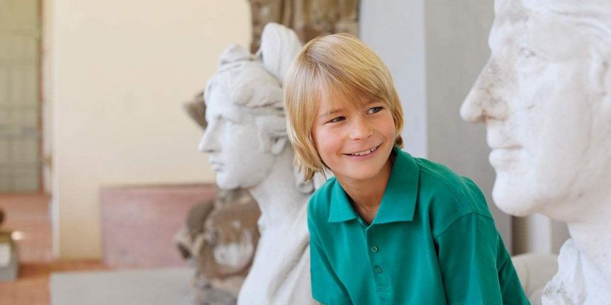 Schloss und Schlossgarten Schwetzingen, Jugendlicher im Lapidarium