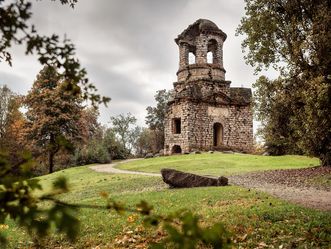 Merkurtempel im Schlossgarten von Schloss Schwetzingen