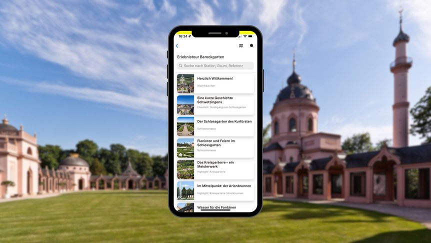 Schlossgarten Schwetzingen, Übersicht der Highlights