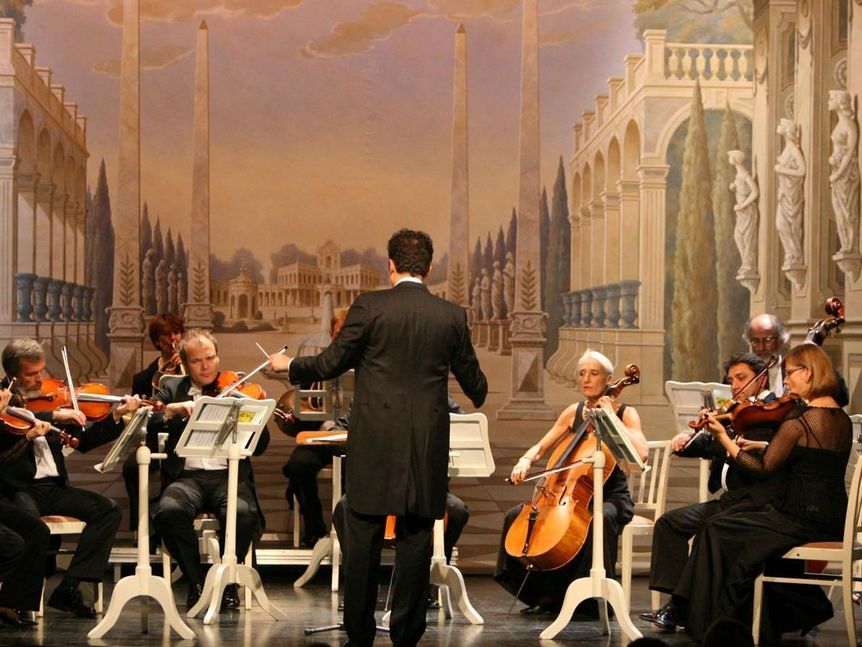 Das Südwestdeutsche Kammerorchester Pforzheim bei einem Auftritt