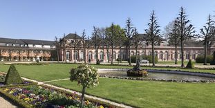 Schloss und Schlossgarten Schwetzingen, Frühlingsrabatten