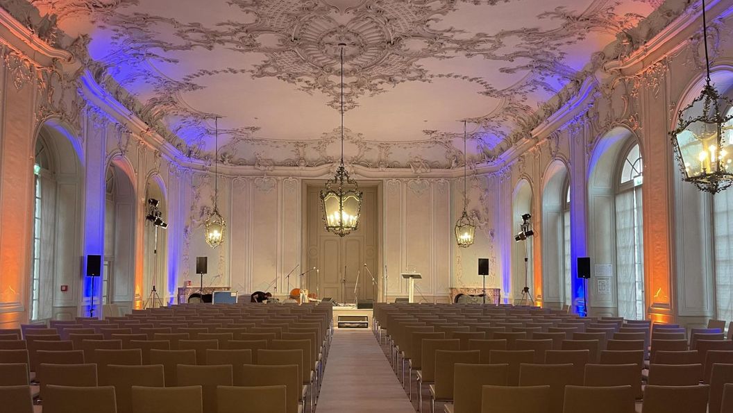 Schloss und Schlossgarten Schwetzingen, Mozartsaal im Südlichen Zirkelbau