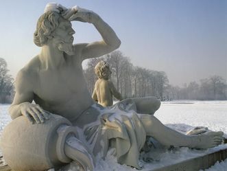 Flussgott Donau im Schlossgarten von Schloss Schwetzingen