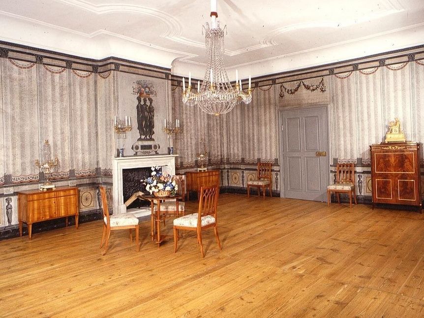 Audienzzimmer im Appartement der Reichsgräfin Luise von Hochberg im Schloss Schwetzingen