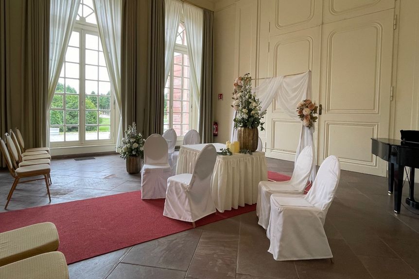 Schloss und Schlossgarten Schwetzingen, Ausstellungssaal, Traubereich