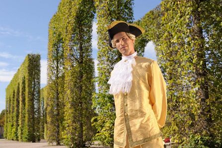 Château de Schwetzingen, Visite guidée en costumes d'époque