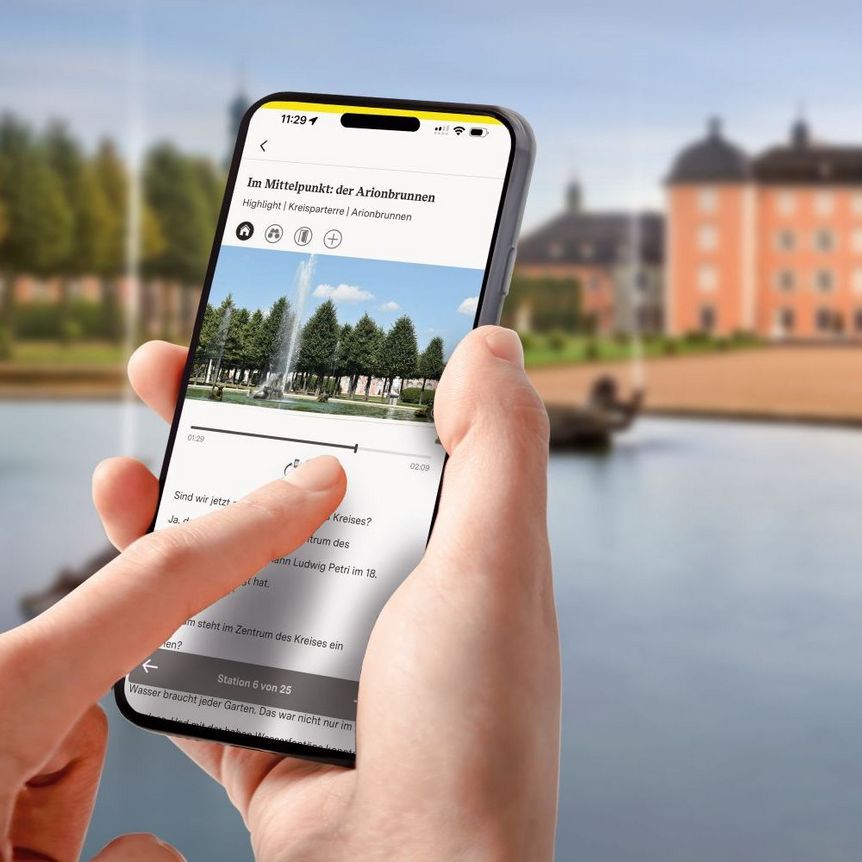 Schlossgarten Schwetzingen, Monument BW App