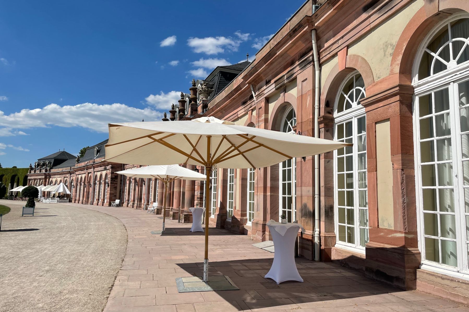 Schloss und Schlossgarten Schwetzingen, nördlicher Zirkelbau 