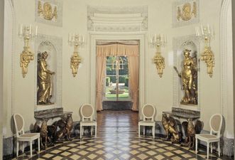 Schloss und Schlossgarten Schwetzingen, Ovalsaal des Badhauses