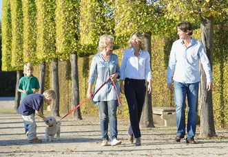 Visitors at Schwetzingen Palace