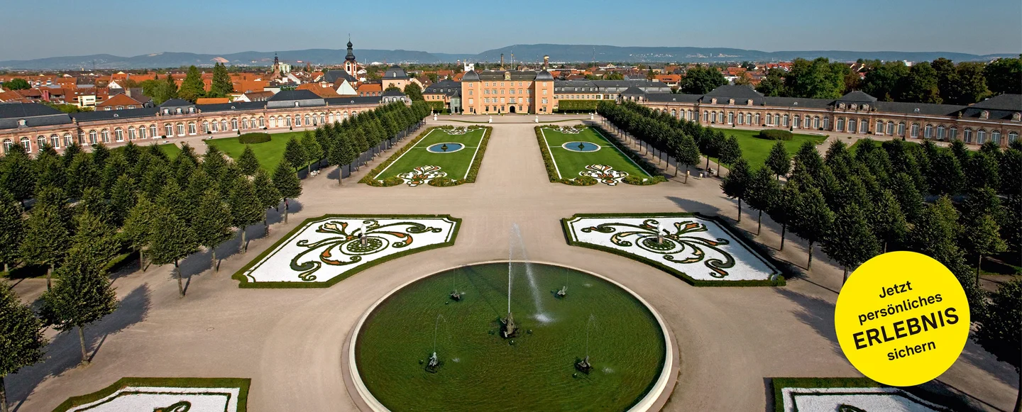 Schloss und Schlossgarten Schwetzingen, Werbebanner zur App „Monument BW“ 