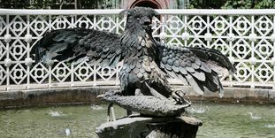 Schloss und Schlossgarten Schwetzingen, Bassin der wasserspeienden Vögel