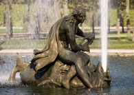 Arionbrunnen im Schlossgarten Schwetzingen