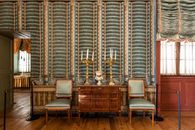 Foto: Staatliche Schlösser und Gärten Baden-Württemberg, Ursula Wetzel Schloss und Schlossgarten Schwetzingen, Appartement Luise von Hochberg, Wohnzimmer