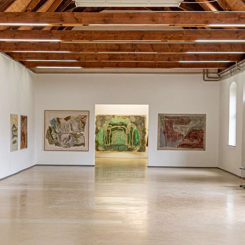 Schloss und Schlossgarten Schwetzingen, Ausstellung „Fontänen und Landschaften“, Xylon