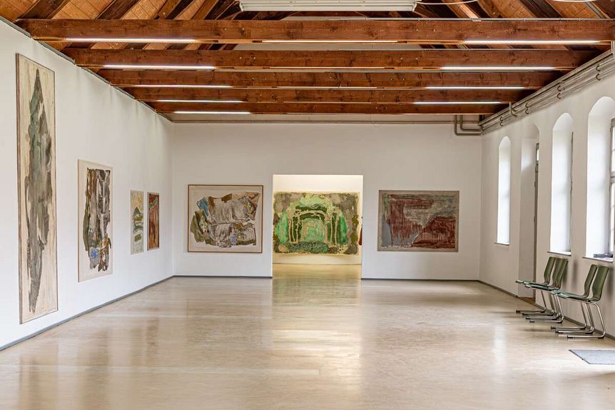 Schloss und Schlossgarten Schwetzingen, Ausstellung „Fontänen und Landschaften“, Xylon