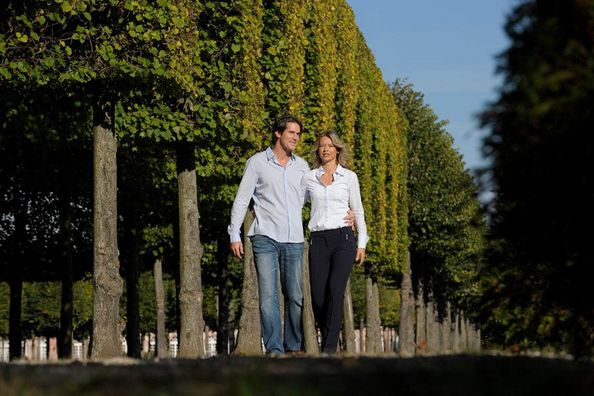 Schloss und Schlossgarten Schwetzingen, Besucher im Garten