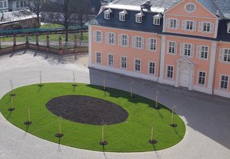 Ostseite Schloss Schwetzingen