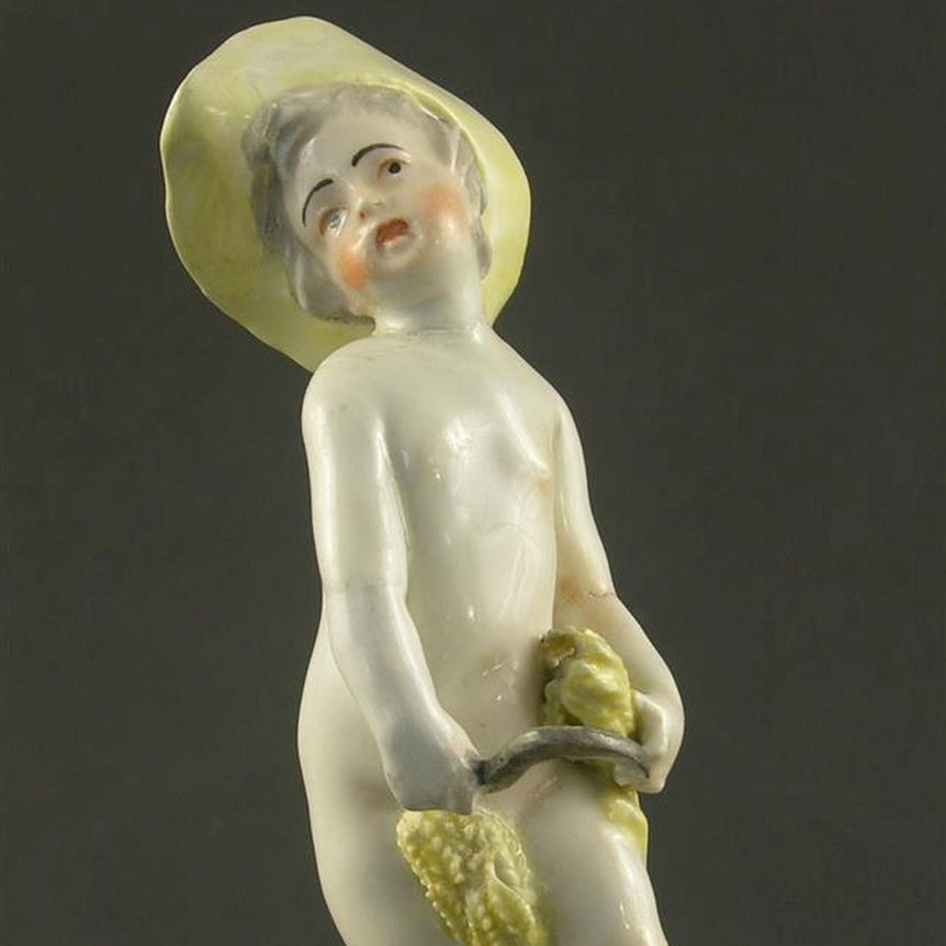 Schloss und Schlossgarten Schwetzingen, Porzellanfigur, Leihgabe des Erkenbert-Museums der Stadt Frankenthal