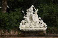 Foto: Staatliche Schlösser und Gärten Baden-Württemberg, Ursula Wetzel Schloss und Schlossgarten Schwetzingen, Seepferdchenbrunnen im Schlossgarten
